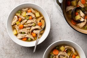 Classic Chicken Vegetable Soup in bowl