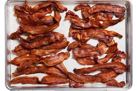 bacon on pan