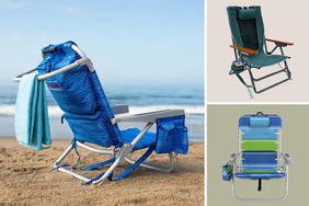 Composite of beach chairs