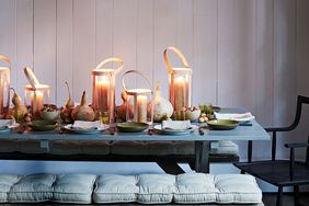 Thanksgiving Tables with Fall Decor