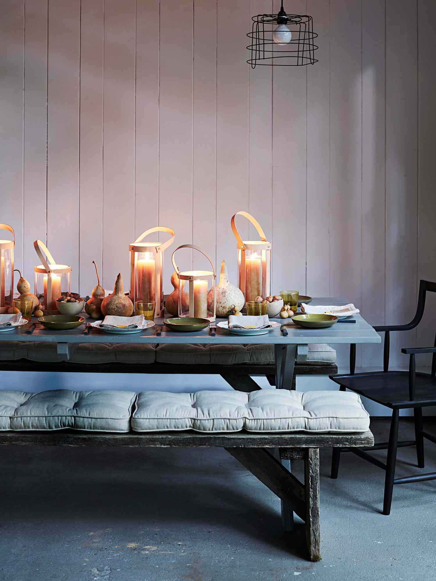 Thanksgiving Tables with Fall Decor
