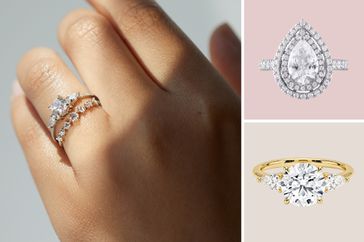 Composite of best places for engagement rings