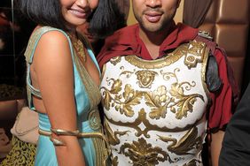Chrissy Teigen and John Legend in Cleopatra and Gladiator Halloween Costumes