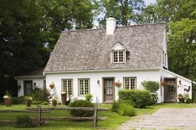 old white cottage