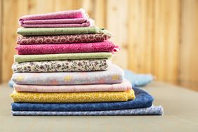 stack of fabric for quilting or sewing