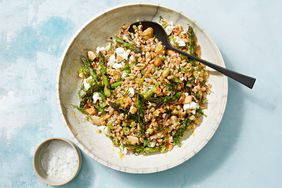 Grilled Asparagus and Farro Salad recipe