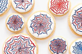 Red, White, and Blue Royal Icing