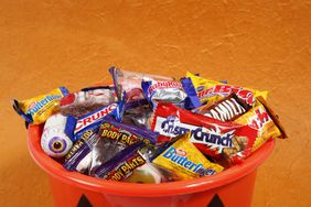 Bucket of Halloween Candies