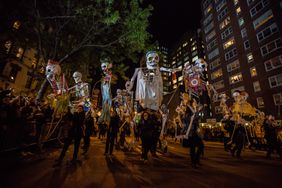 Greenwich Village Halloween Parade skeleton dance