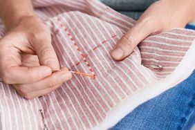 hands stitching