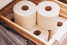 Toilet Paper stored in drawer