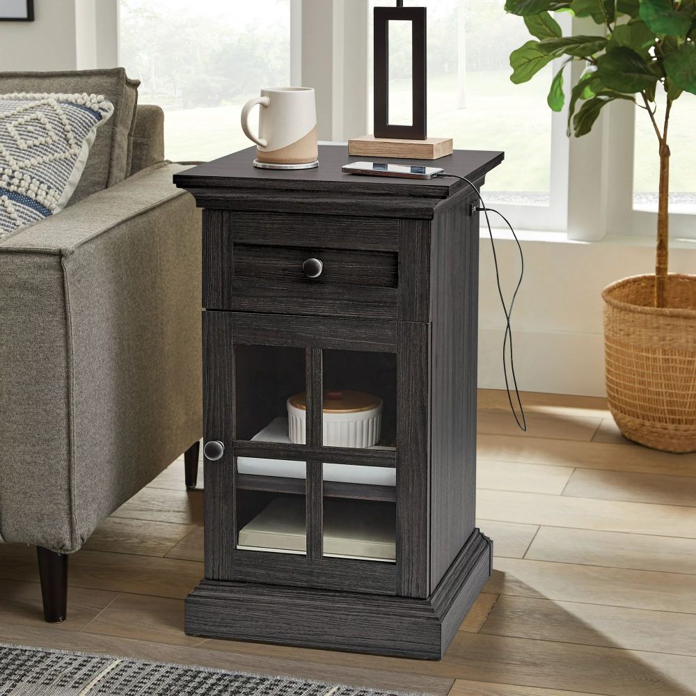 BHG End Table with USB from Walmart