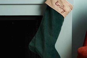 mantle blue wall stocking