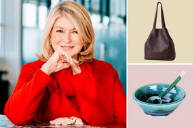 Composite of Martha Stewart and her Favorite Etsy Products