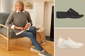 Composite of Martha and Skechers slip-ins shoes