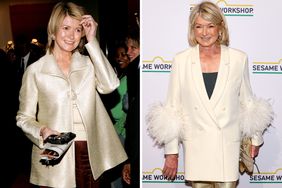 Composite of Martha from 2005 in New York City and 2023 at Sesame Workshop's Benefit Gala in New York City