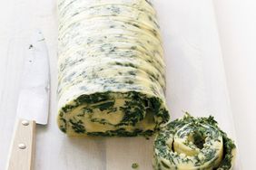 rolled spinach cheddar omelet