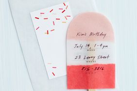 pink and red popsicle invitation