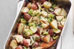 Potato Salad with Quick-Pickled Onions and Celery
