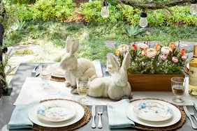 Stone Easter Bunny Sculptures