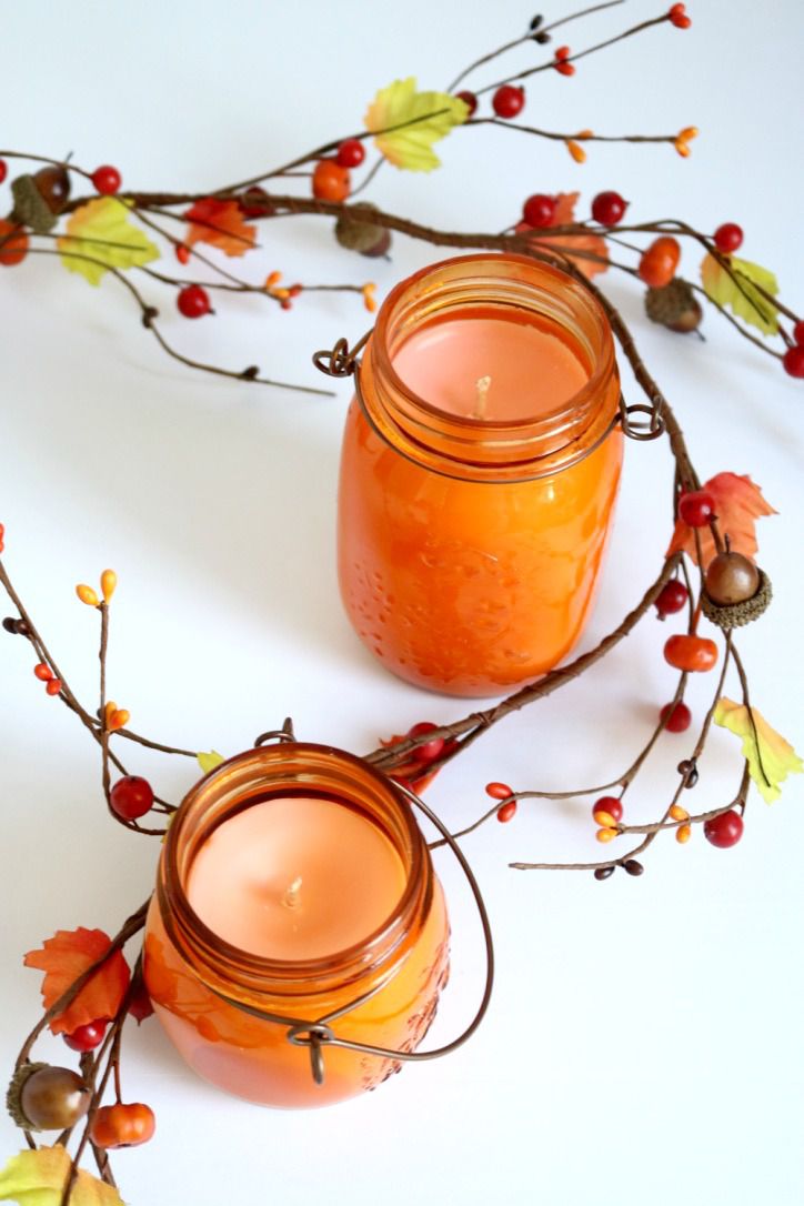 Make your own pumpkin spice candles with our easy tutorial.