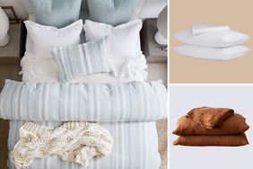 Composite image of soft bedsheets
