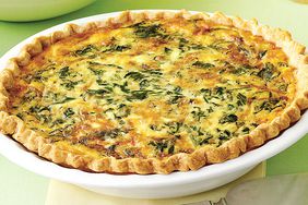 Spinach and Gruyere Quiches 