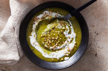 Split-Pea Soup with Spinach and Barley