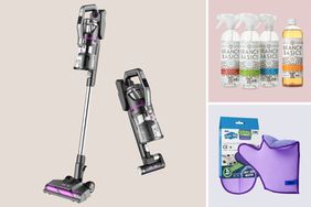 Composite of spring cleaning products