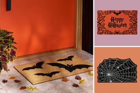 Composite of tasteful halloween doormats