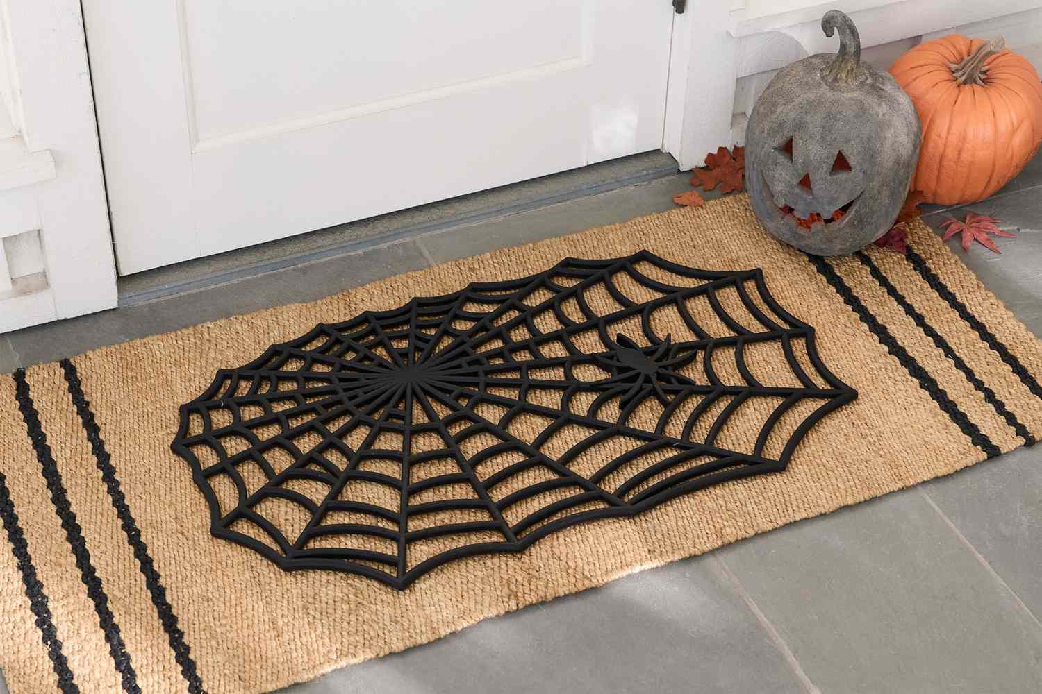 Pottery Barn Rubber Spider Web Doormat