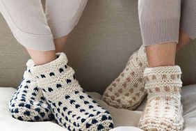knit slippers