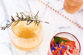 victory garden punch and gimlet cocktails