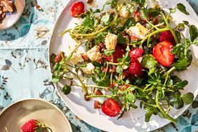Watercress, Strawberry, and Toasted-Sesame Salad