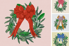 how to tie wreath bows